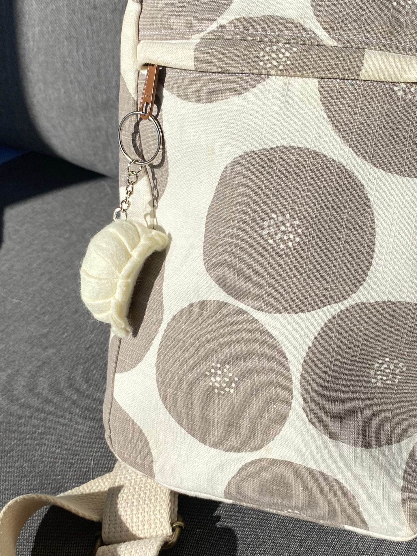 Dumpling keychain